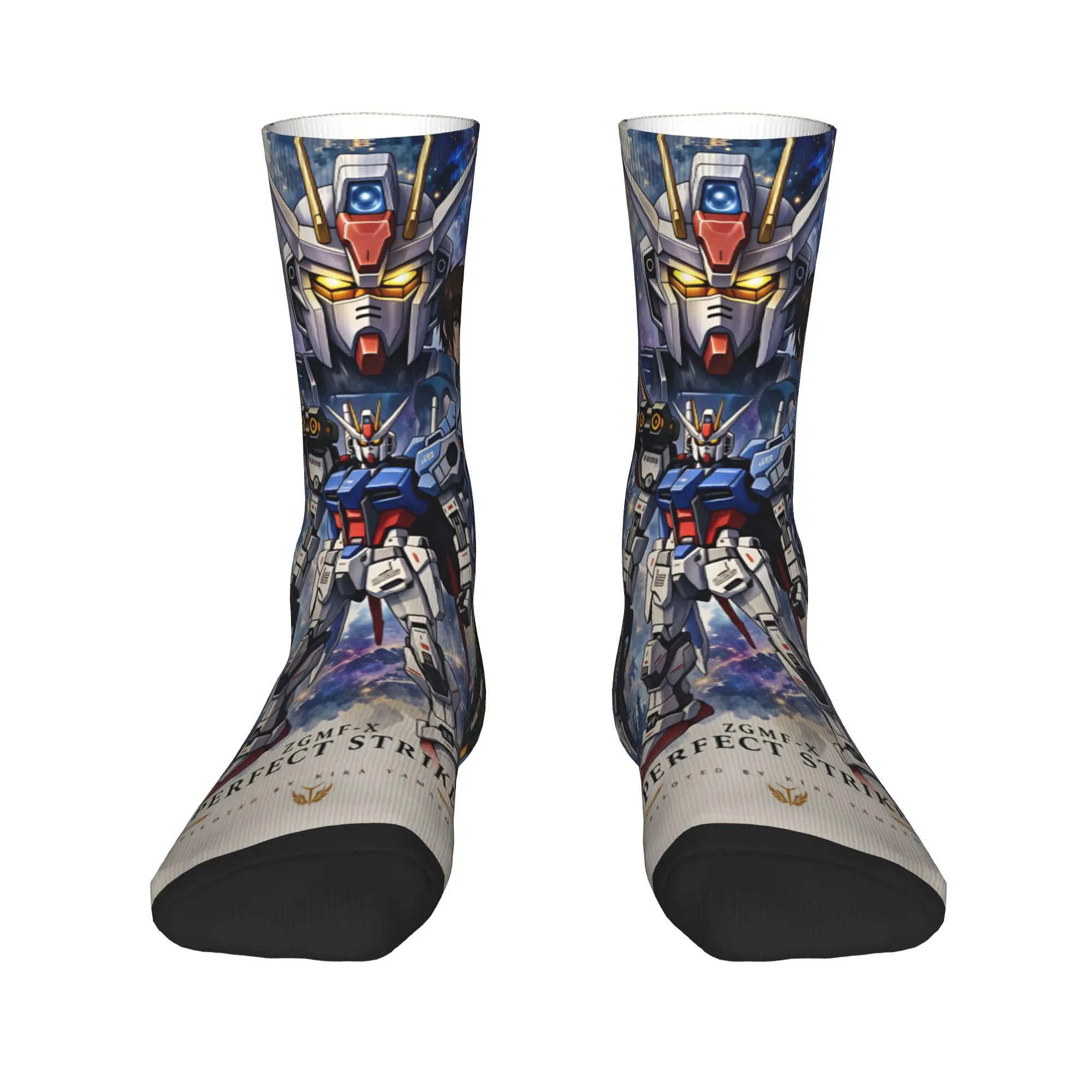 Mobile Suit Gundam Stockings  Graphic Leisure Socks Winter Anti Sweat Socks Men Climbing Soft Socks
