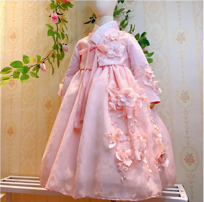 

Girls' Hanbok Dress Birthday Party Dress