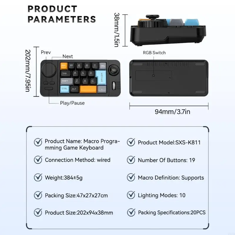 2025 19 teclado jogo cores key