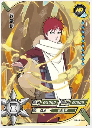 KAYOU Naruto HR Card 40--80 Uchiha Sasuke Itachi Uzumaki Naruto Tsunade Obito Collection Card