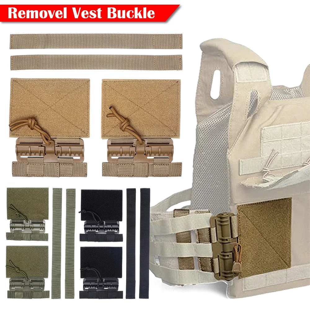 Lightweight Tactical Vest MOLLE Quick Release Buckles Vest Universal JPC Vest Compatible JPC CPC NCPC 6094 Tactical Gear​