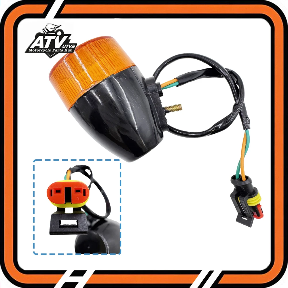 

Original Turn Signal Lamp Cornering Lamp Assy For Kazuma K/GT 500CC Stels 500CC Jaguar 500 J500 LN001602 C500B-3726200