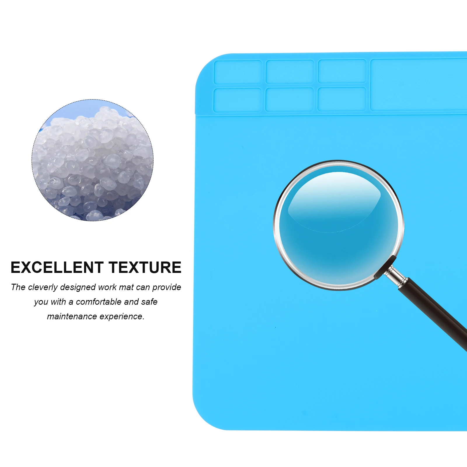 

Silicone Table Pad Soldering Repair Work Mat Heat Resistant Platform Maintenance High Temperature Electronic Station Protect