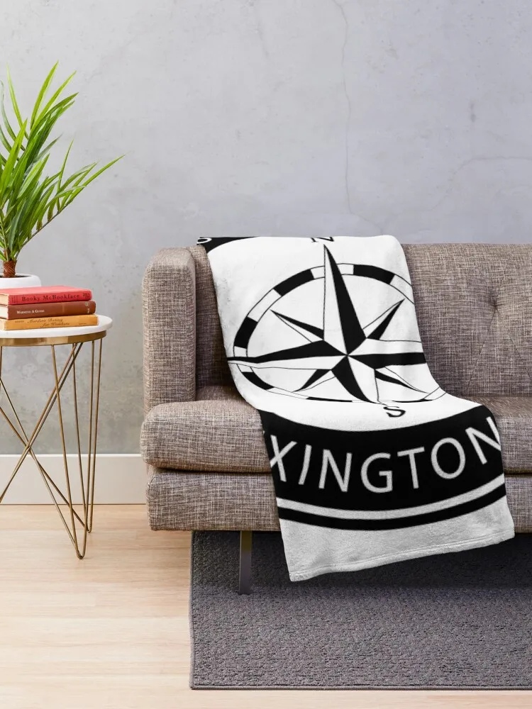 Lexington, Kentucky Geographical Coordinates Throw Blanket warm for winter Luxury for sofa Sofa Blankets