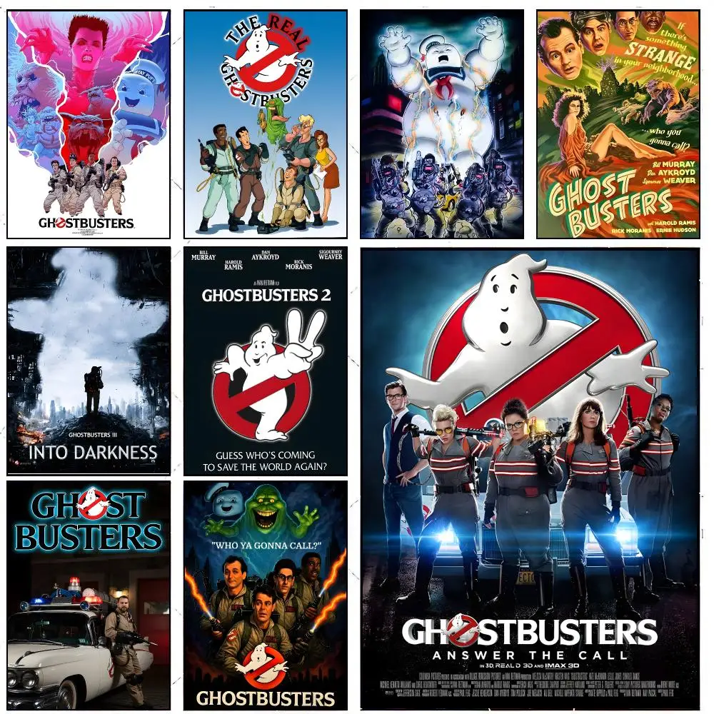 G-Ghostbusters Poster Self-adhesive Painting With Prints Home Bedroom Living Room Decoration Holiday Gifts