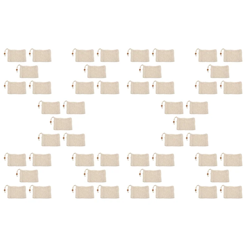 

AC76-50 Pack Exfoliating Soap Bag Natural Soap Saver