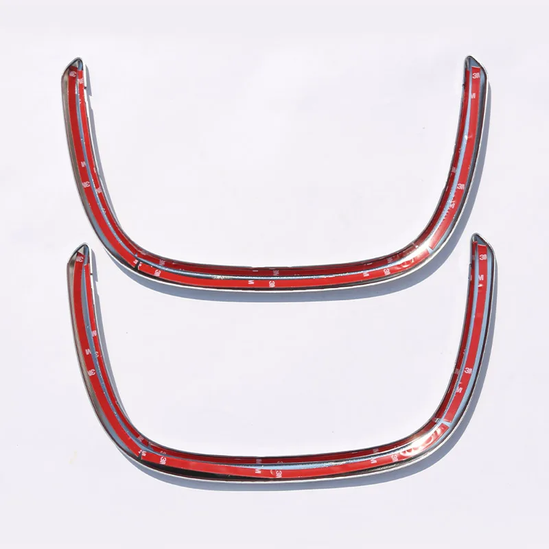 Carbon Fiber For BMW X1 F48 16-21 ABS Chrome Rear Back Net Frame Cover Trims For BMW 2 Series 218i f45 f46 For BMW X2 F47 18-21