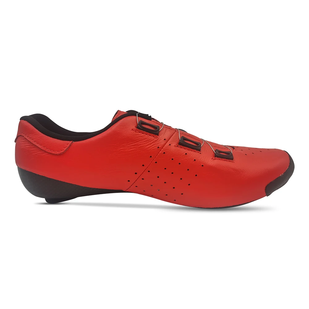 Hyper City-zapatillas de ciclismo C3 de cuero canguro, calzado profesional de carbono para pista de carretera