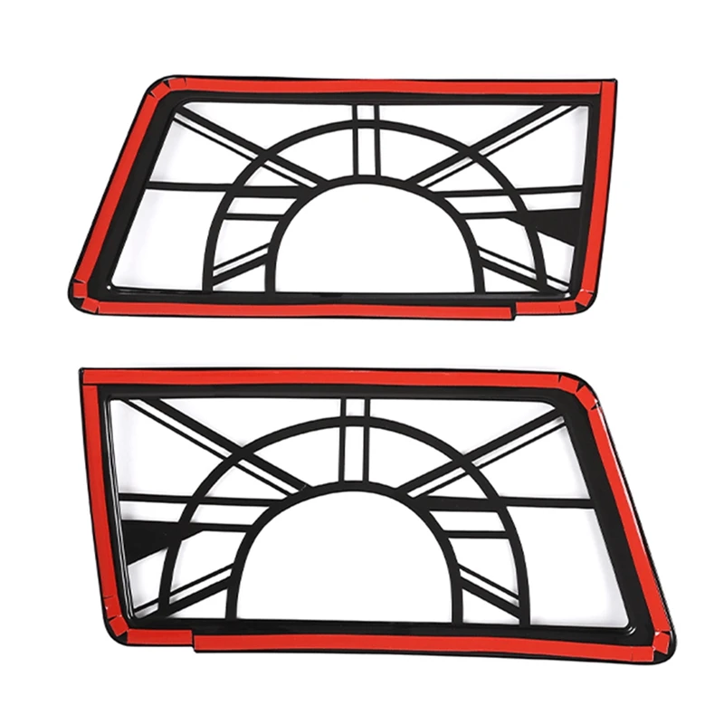 Pelindung lampu depan mobil, aksesoris Cover jaring pelindung lampu depan mobil untuk Land Rover Defender 110 2020-2022