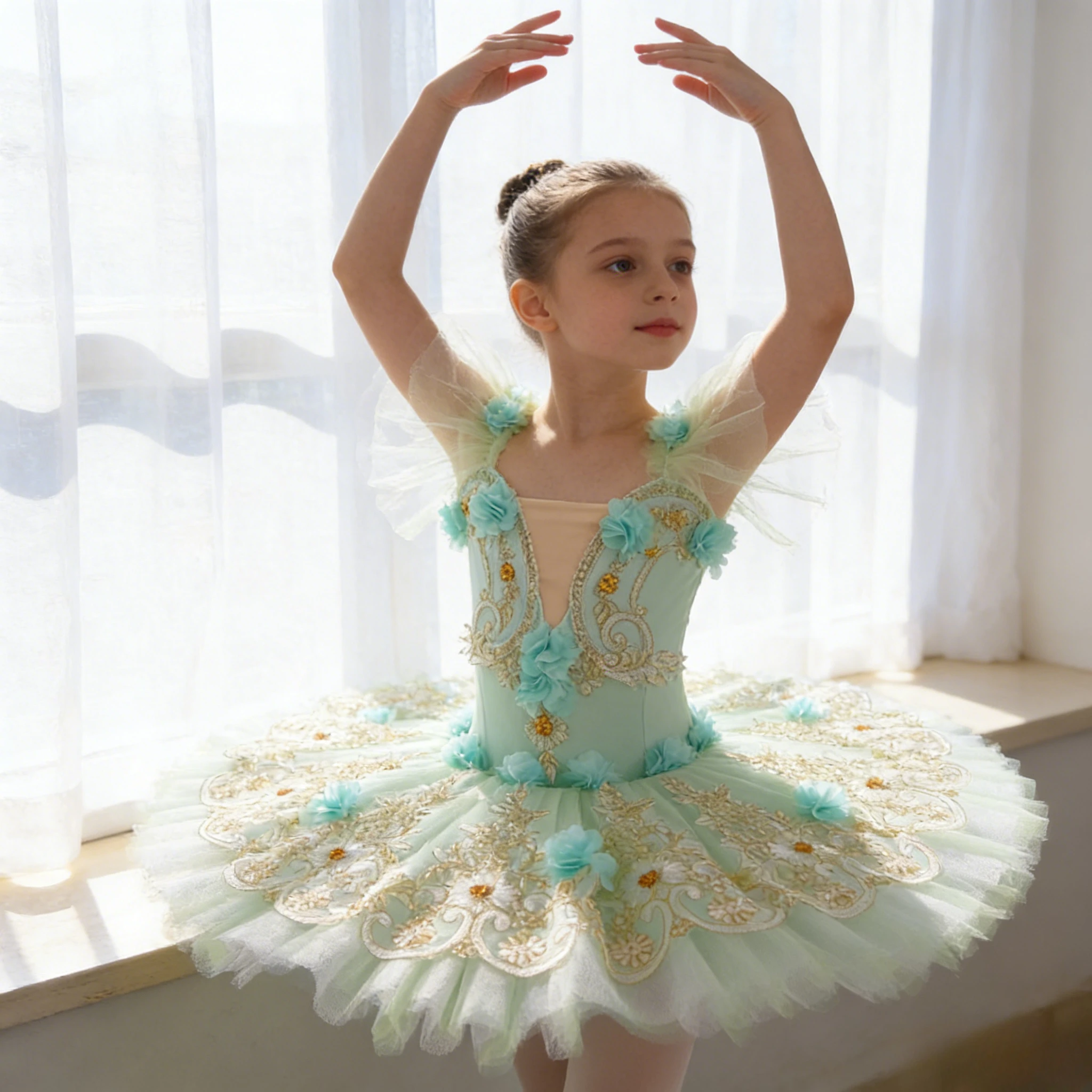 

Костюм для фотосессии 2026: Балетное платье, реквизит для фотозоны, детский костюм для девочек, юбка-пачка из фатина для танца «Лебедь»