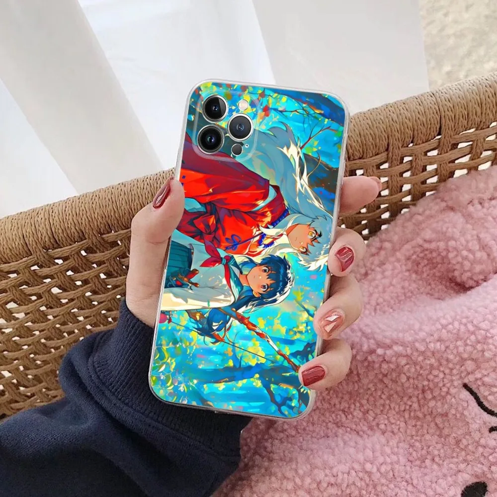 Inuyasha Anime Phone Case For iPhone 15 14 11 12 13 Mini Pro XS Max Cover 6 7 8 Plus X XR SE 2020 Funda Shell