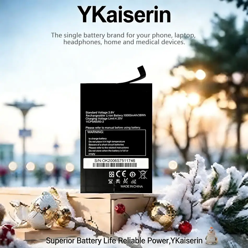 

Премиум-аккумулятор для мобильного телефона Oukitel WP6 S75, прочный, 10000 мАч