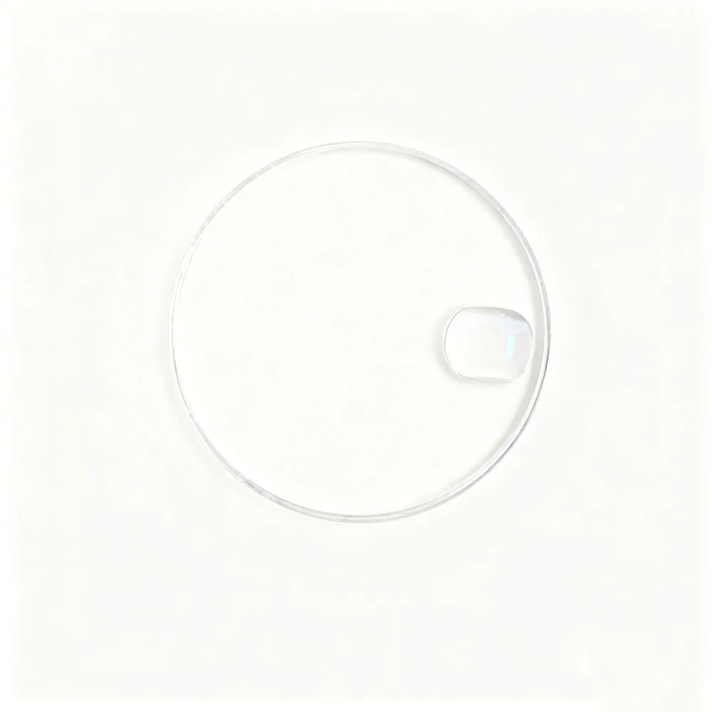 Cristal de cristal de zafiro para reloj, cristal plano de 30,5mm, accesorios gruesos para reloj, lente de reloj de zafiro, reparación de reloj de 2,5mm de grosor
