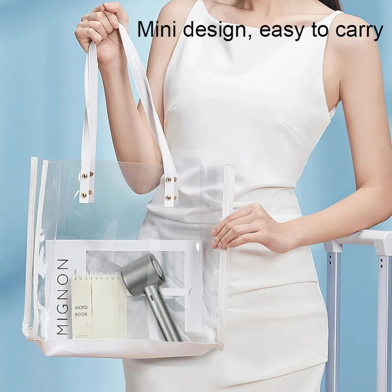 Portable Handheld Fan 120 Wind Speeds Mini Bladeless Hand Fan USB Rechargeable Highspeed Fans Camping Electric Fans Air Cooler