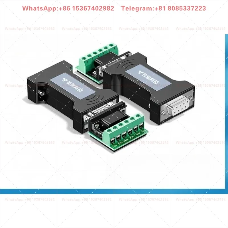 RS232 to RS485/422 Passive Isolation Converter Industrial Serial Port Module With Anti Surge Protection