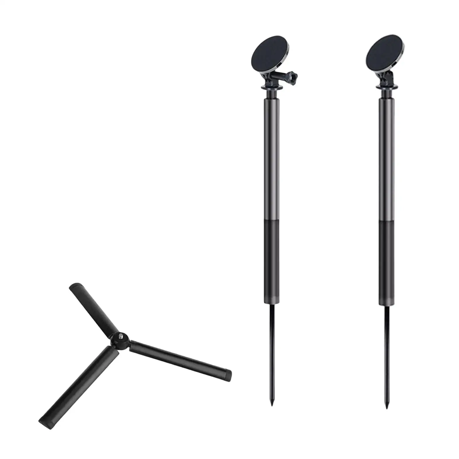 حامل هاتف خلوي من سبائك الألومنيوم قابل للدوران مع حامل للهاتف الخلوي للتسجيل والتدريب والأرجوحة في الهواء الطلق