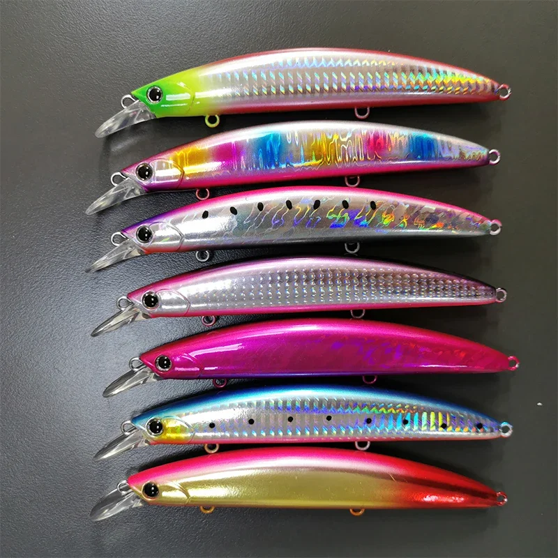 

20Pcs Minnow Lure Set 130mm 25g Floating Minnow Seawater Trout Pike Fishing Bait Isca Artificial Pesca Fishing Equipment