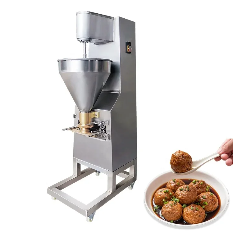 Do the lion head special meatball machine commercial automatic meatball machine  public do big meatball machine