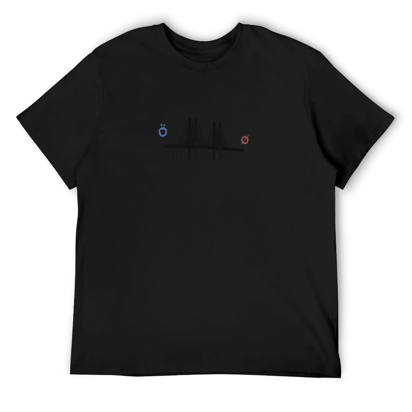 

Oresund Bridge T-Shirt luxury designer funny costumes summer tops Men's t shirts