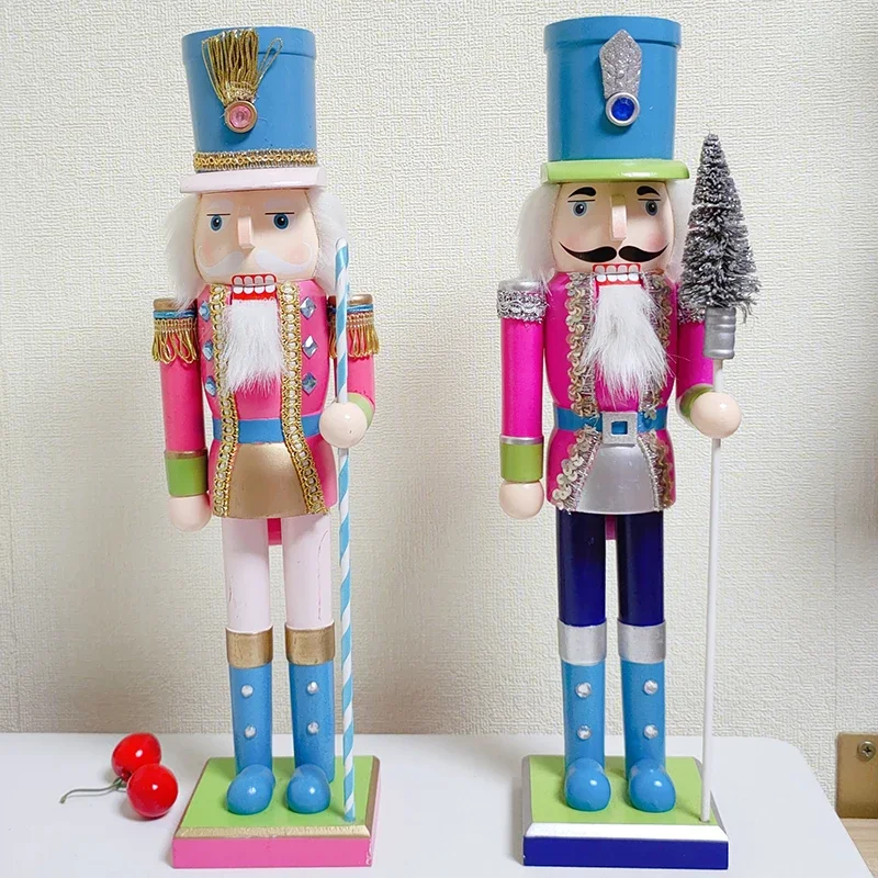 40CM Nutcracker Home Decoration Creative Gifts Living Room Dining Room King Soldier Cute Personality Ornament