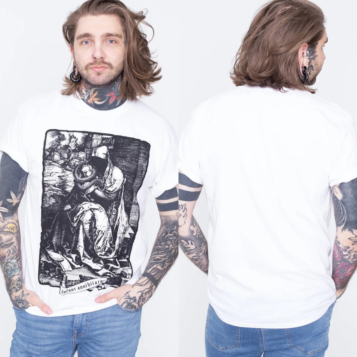 2026 Infant Annihilator Graphic Cotton T-shirt Unisex Summer Short Sleeve Fashion Brand Tee Luxury Casual Vintage Tees