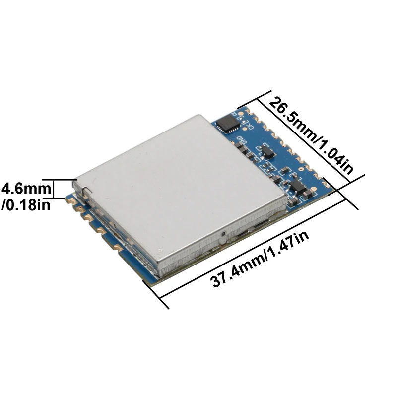 1 個 1.2-2.2GHz RX1264 ビデオ受信モジュール 8CH 64 周波数ポイント 1080-2200MHz ワイヤレス VRX レシーバーオプション RSSI スロープ