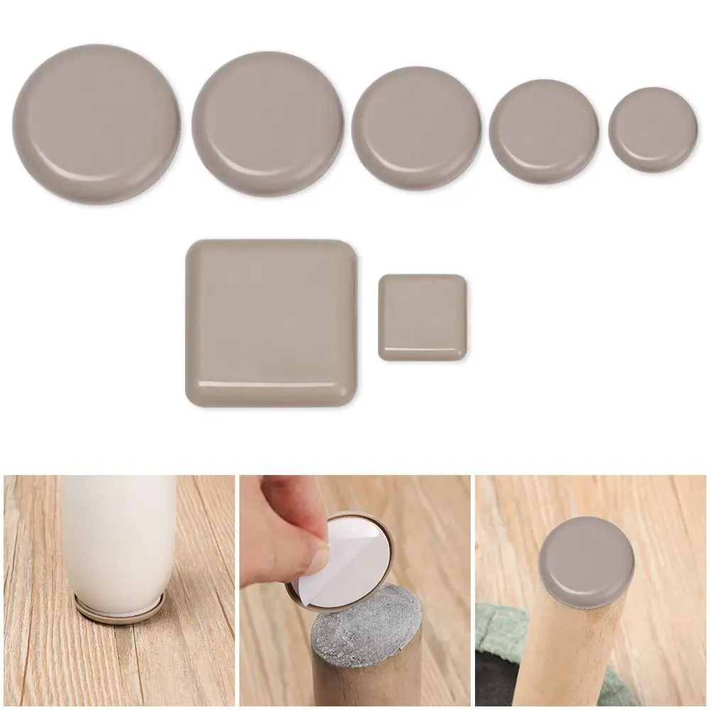Engrosamiento para el hogar, fácil de mover, mesa, sofá, accesorios autoadhesivos para sillas, Protector de suelo, almohadillas deslizantes para patas de muebles, alfombrilla antideslizante antiruido