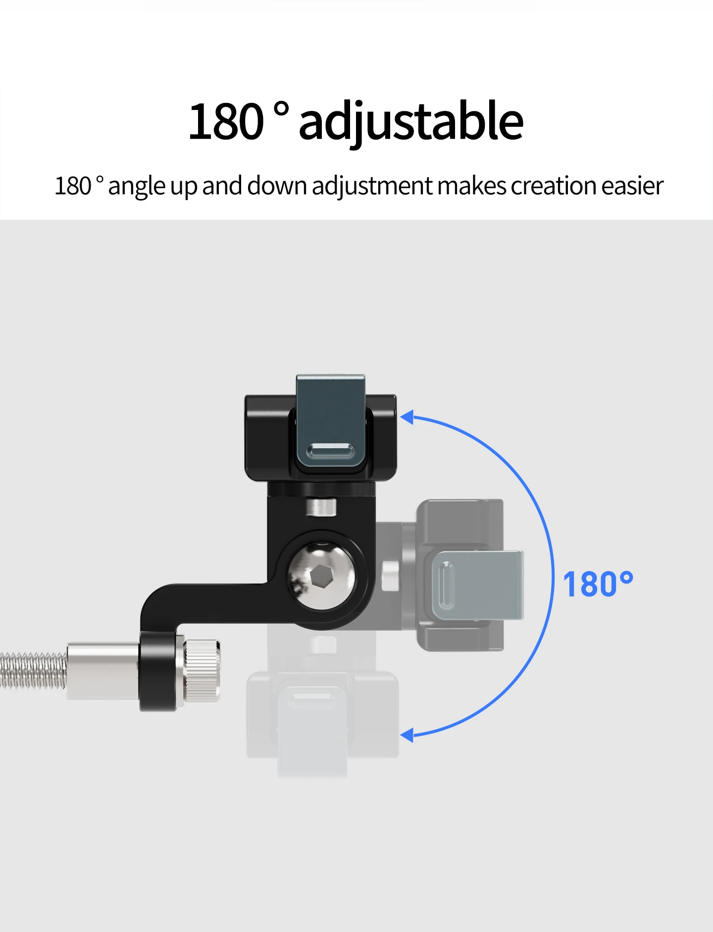 Universal Lenker Vorbau Kamera Halterung Fahrrad Scheinwerfer Halterung Handy GPS Halter für Gopro 13 Insta 360 OSMO Action Stehen – Detail 21