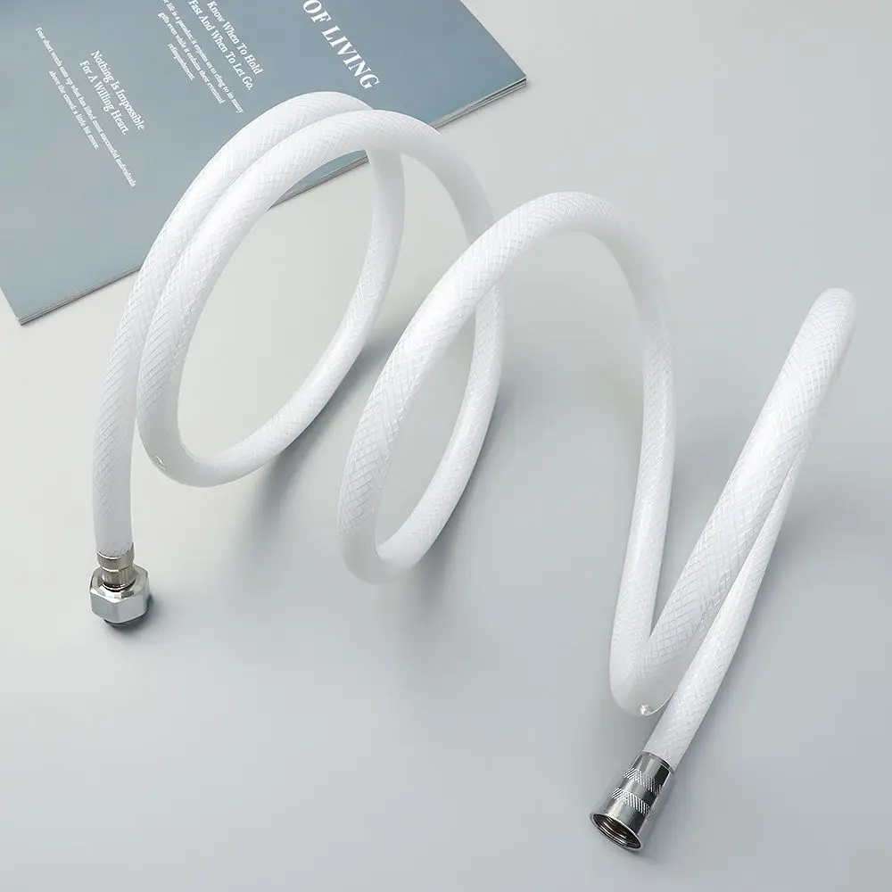 PVC Handheld Shower Head Hose Universal Flexible Anti Winding Explosion-proof Water Tube Bathroom Faucet Hose Extension Pipe