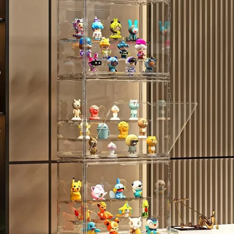 1PCS Clear Acrylic Blind Box Display Storage for Pop Mart LEGO Collectible Figures - 30*17.9*24.6cm Large Size - view 4