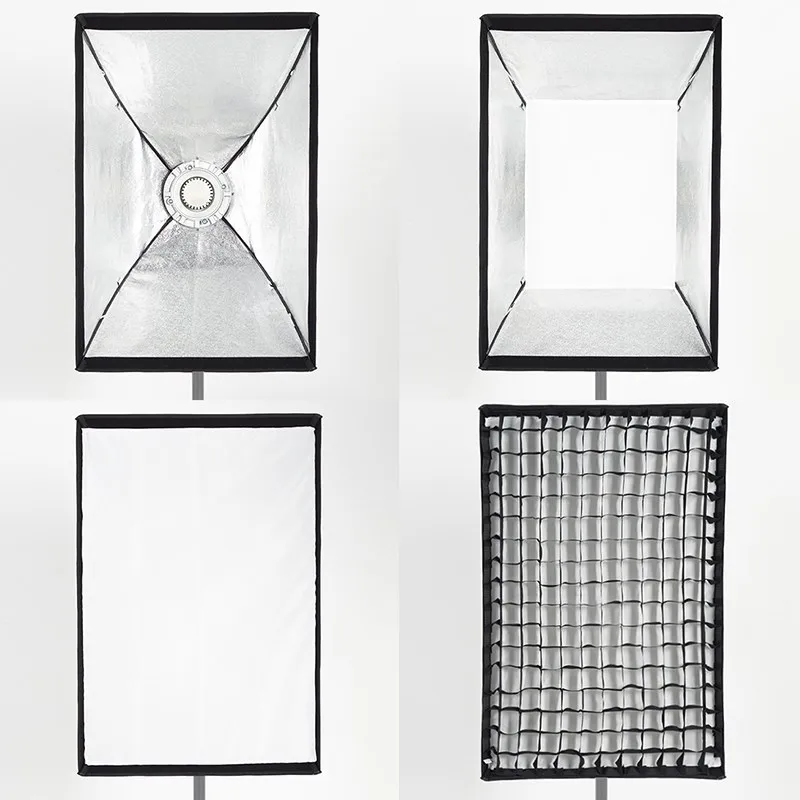 AMBITFUL 60x90cm 22x90cm 30x120cm 35x160cm 95cm Rectangular Octagonal Honeycomb Grid Softbox for Bowens Studio Flash Softbox