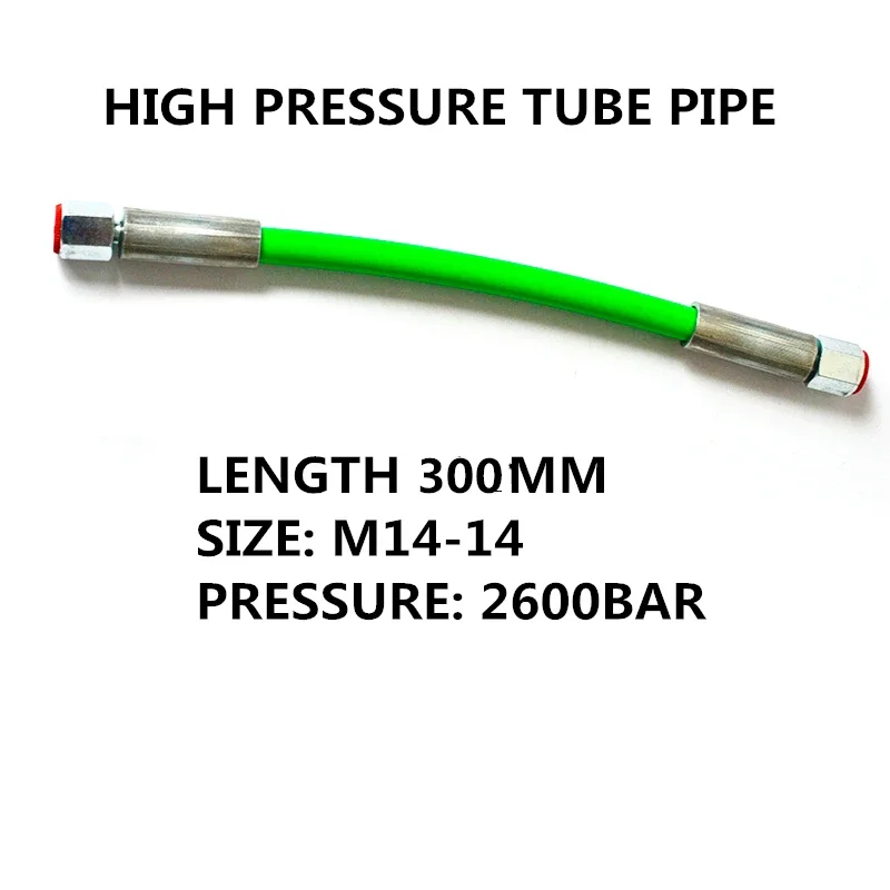 1PCS 300mm High Pressure Diesel Common Rail plunger injector test Tube Pipe 2600bar M14-14