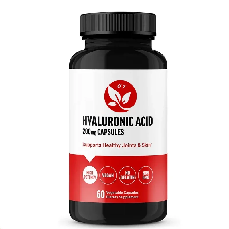 

Hyaluronic Acid Supplement 60 Vegetarian Capsules Hyaluronic Acid Capsules for Joint and Skin Moisturization,