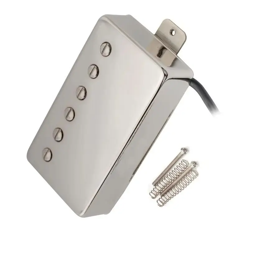 

1 шт. пассивный гитарный звукосниматель хамбакер для шеи, покрытый никелем, из альнико 5, для электрогитары L/P