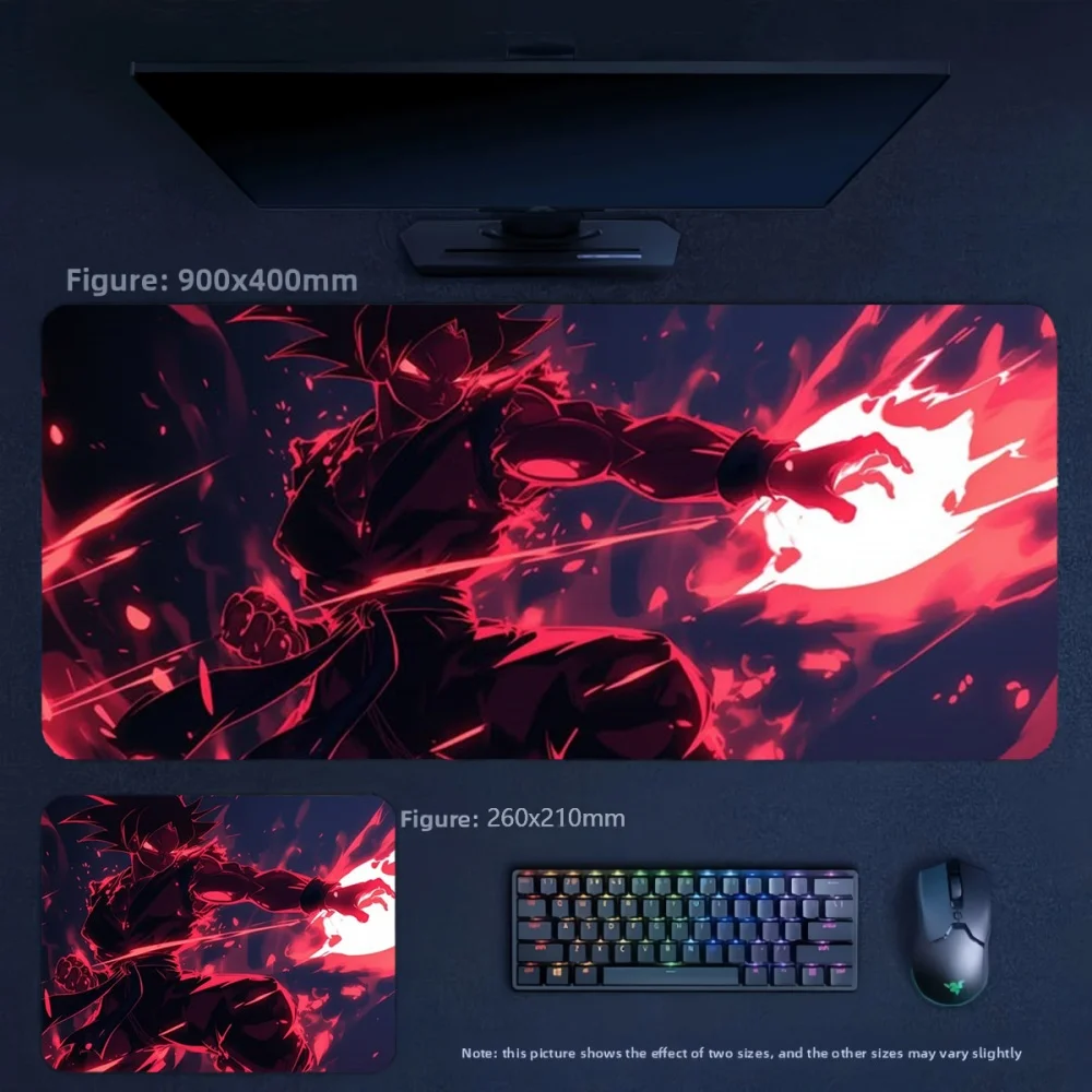New Cartoon Leather Mouse Pad Anime Dragon Ball Series High Quality Printed Non-slip Mouse Pad Keyboard Pad Multi-Size Mouse Pad