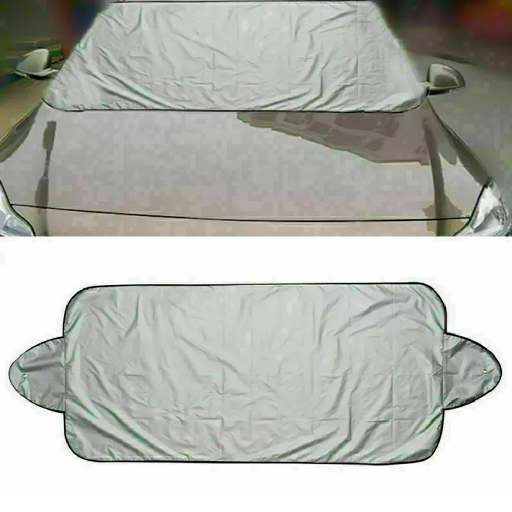 Car Windshield Snow Cover Frost Guard Ice Winter Foldable Sun Shade Windshield Cover Windshield Sunshades Car Sun Visors Covers