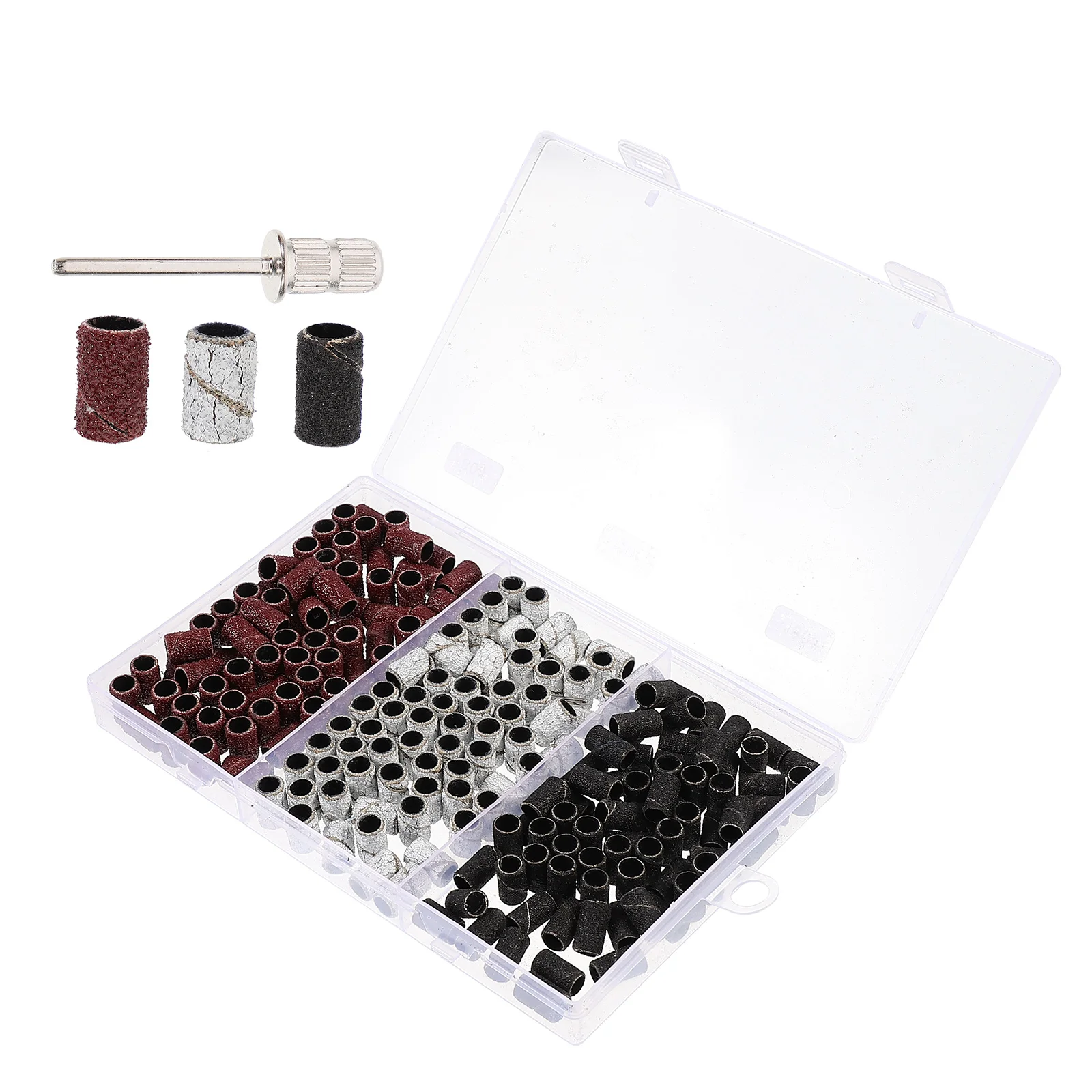 210 قطعة مانيكير الرمال الدائري دائم مسمار تلميع رئيس لطحن الأظافر الطبيعية إزالة الجلد الميت مانيكير أداة تجليخ #2