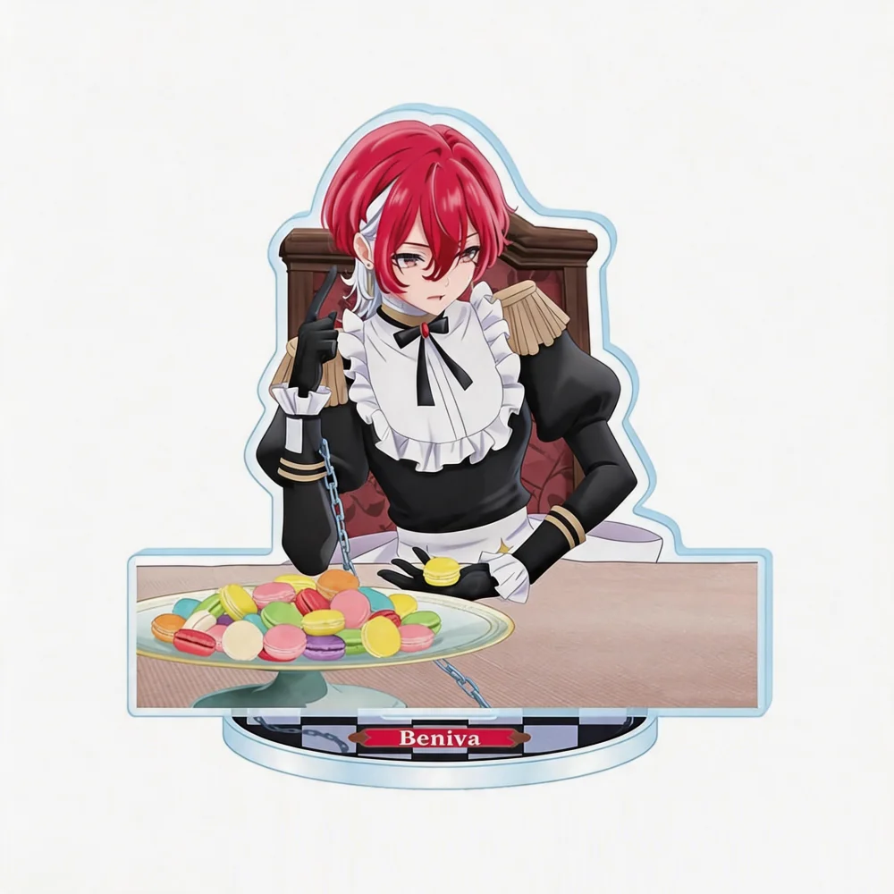 Anime Playing Death Games to Put Food on the Table 2026 New Acrylic Stand Keychain Beniva Menma Maid Style Character Merch