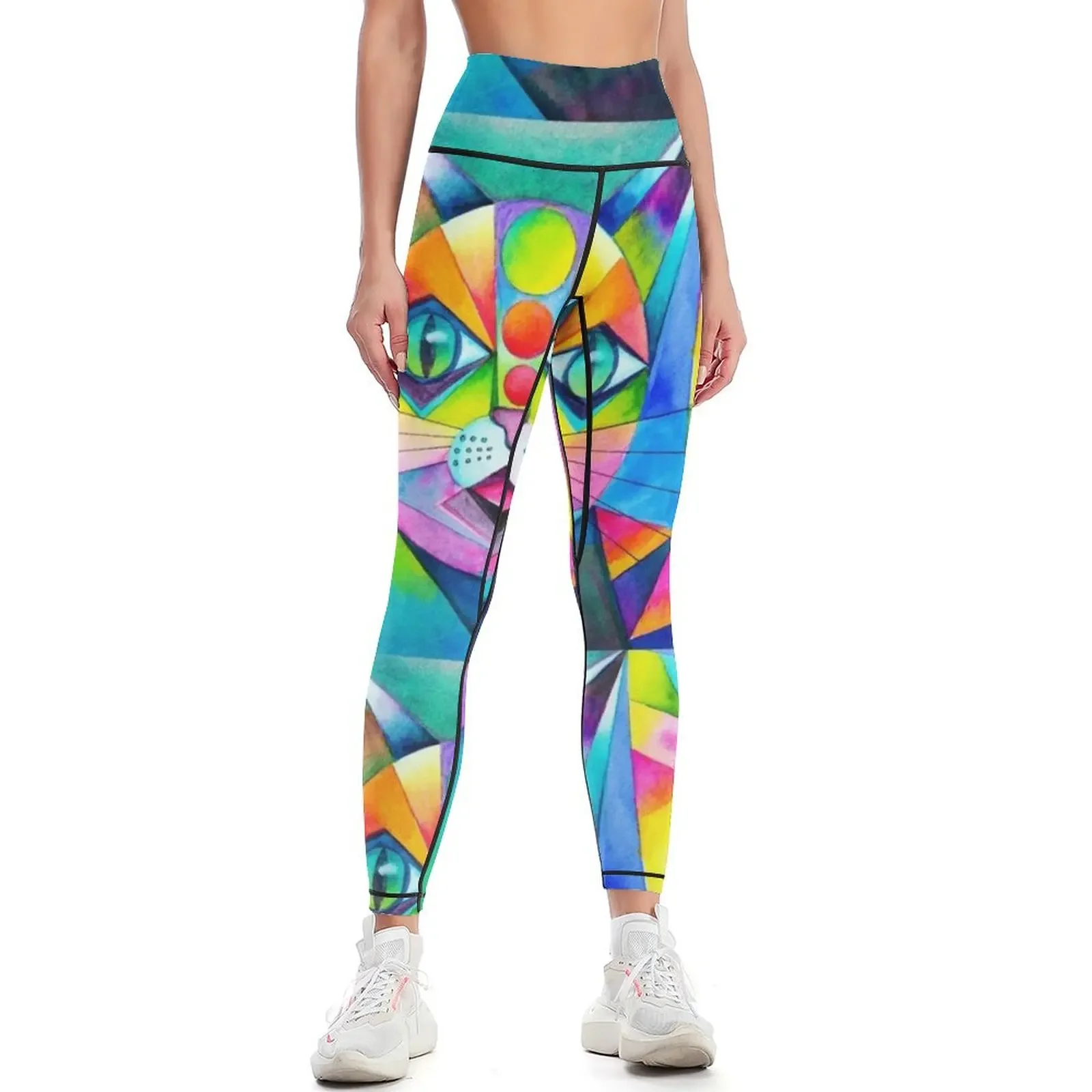 

Geometricat3 Leggings Women's high waist Tight fitting woman workout clothes for legging gym Womens Leggings
