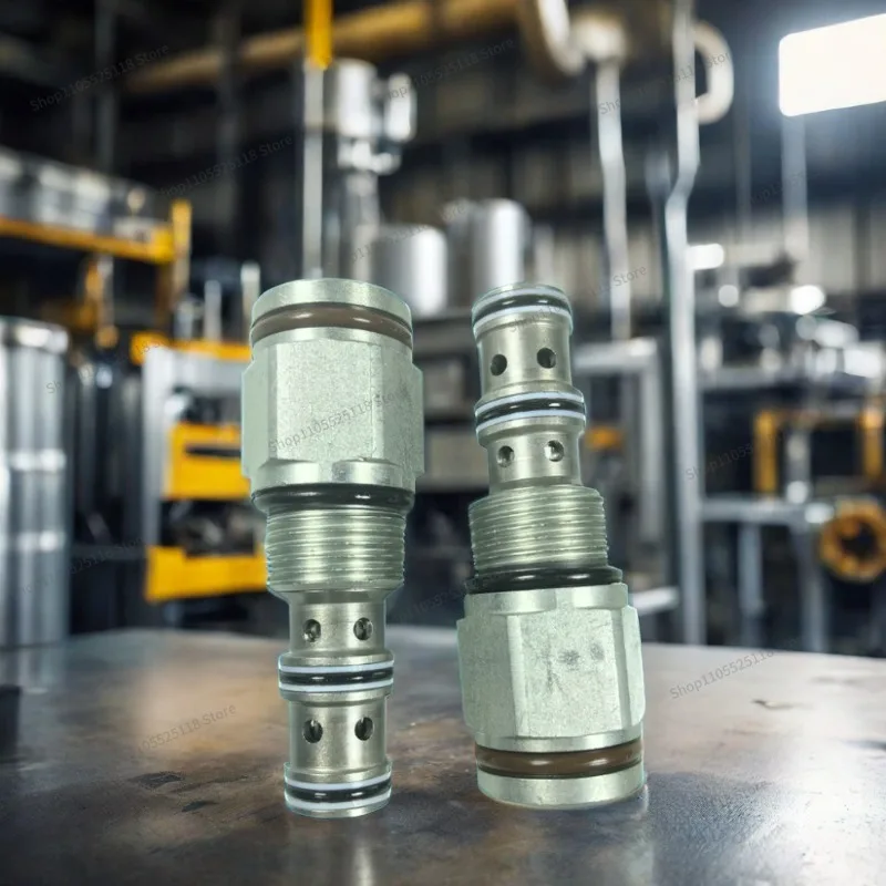 For PD10-34 Two-way Hydraulic Control Directional Valve, Normally Closed, External Drainage, Threaded Cartridge Valve