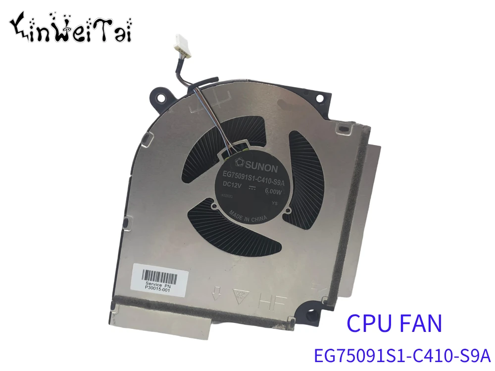 P30014 P30015-001 Fan For HP Omen 11 TPN-Q304 Q305 16-AM EG75091S1-C400/C410-S9A F24147 DFSCL12E064868 F24117 DFSCM227163928