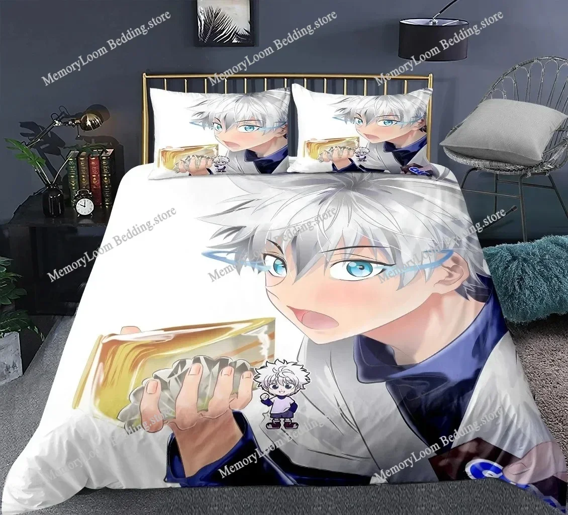 

Fashion Trend Modern Hunter X Hunter Bedding Set Single/Twin Size Duvet Cover 3D Print Stylish Soft Home Textile Set Luxury Gift