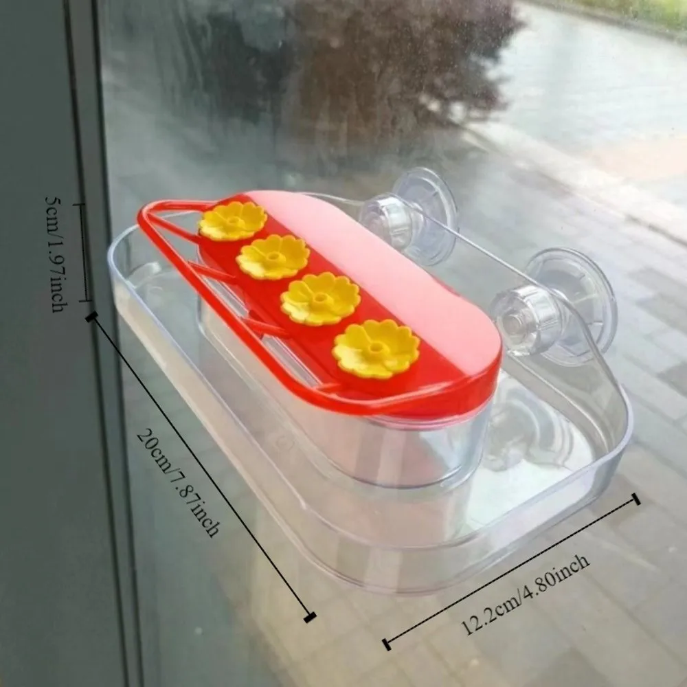 سهلة التنظيف شفط الكؤوس الطنان المغذية إعادة الملء دائم الطائر الطنان موزع مياه مرئية الطيور محطة المياه حديقة