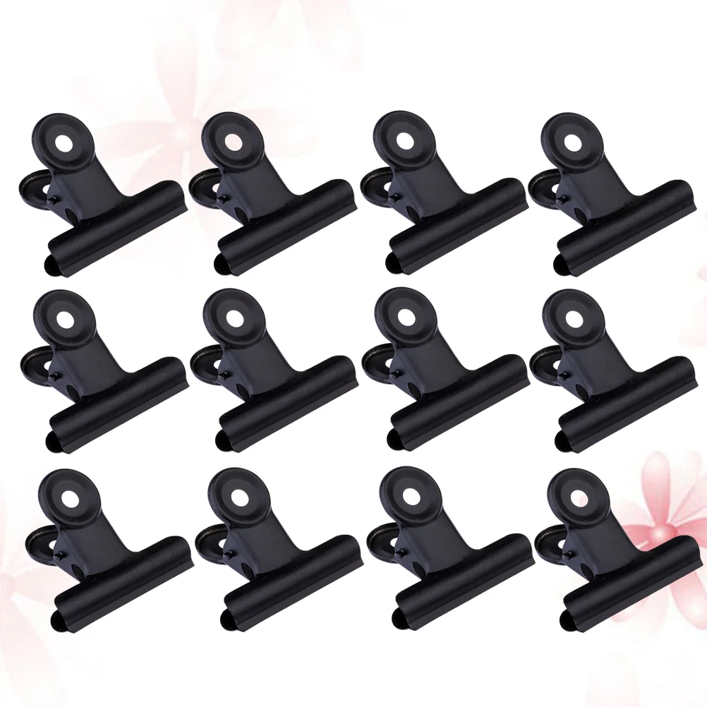 

30 Pcs Bill Folder Fixing Clips Office Paper Iron Ticket Holder Pin Note Metal Nail Clamps