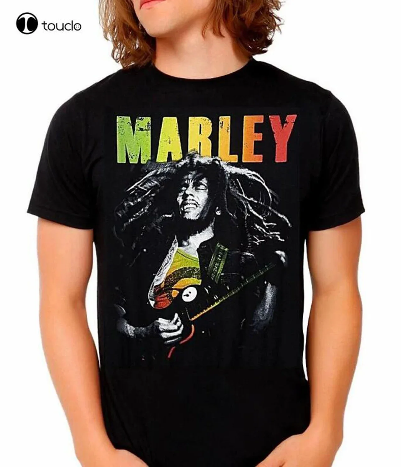 New Bob Marley T-Shirt Photo Rasta Reggae Ska Rock S L 2Xl Last Nwt Tee Shirt Cotton T Shirt Unisex Custom Aldult Teen Unisex