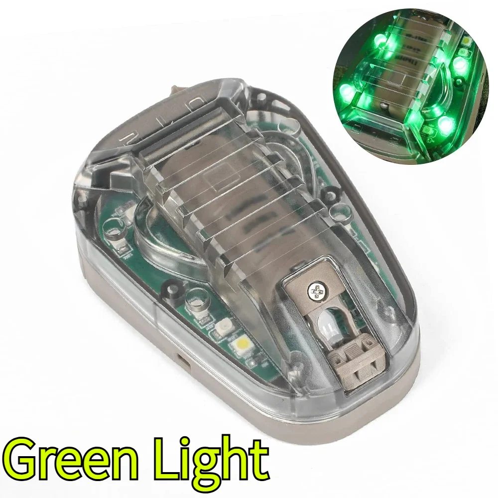 Tactical Helmet Light Blue Green Red IR Strobe Survival Safety Signal Flash Lamp Outdoor Sport Hiking Helmet Ladybird Light