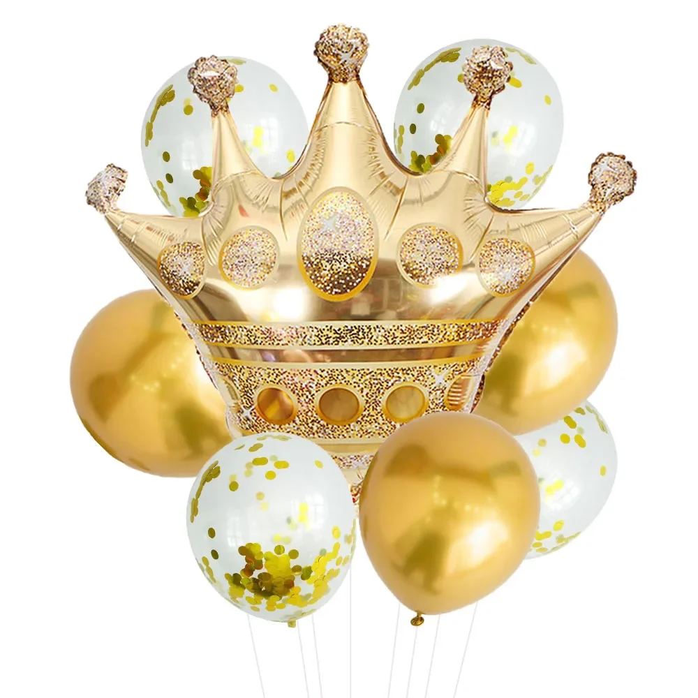 8Pcs Crown Balloon …