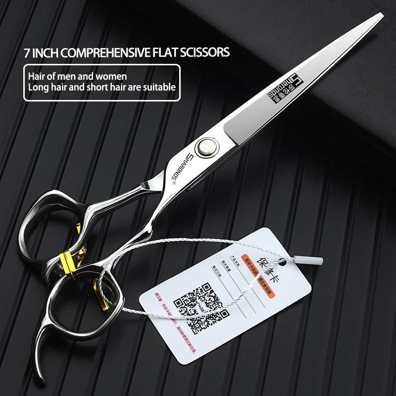 6-Zoll-Friseurschere mit Spezifikation, professionelle Friseurschere, Friseurschere-Set, flache, dünner werdende Haarschneidewerkzeuge – Detail 8
