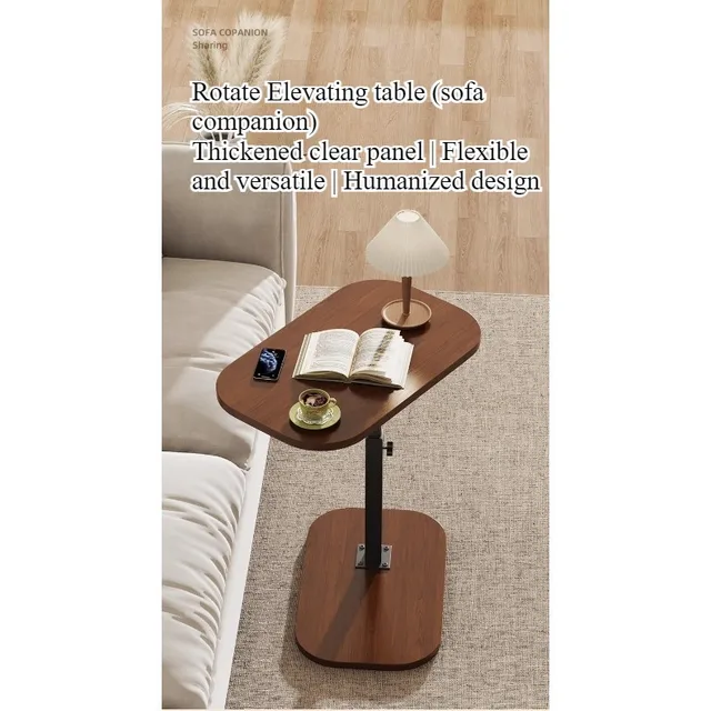 Sofa side table removable bedside rack small table lifting rotating bedside table bedroom dormitory folding coffee table 6