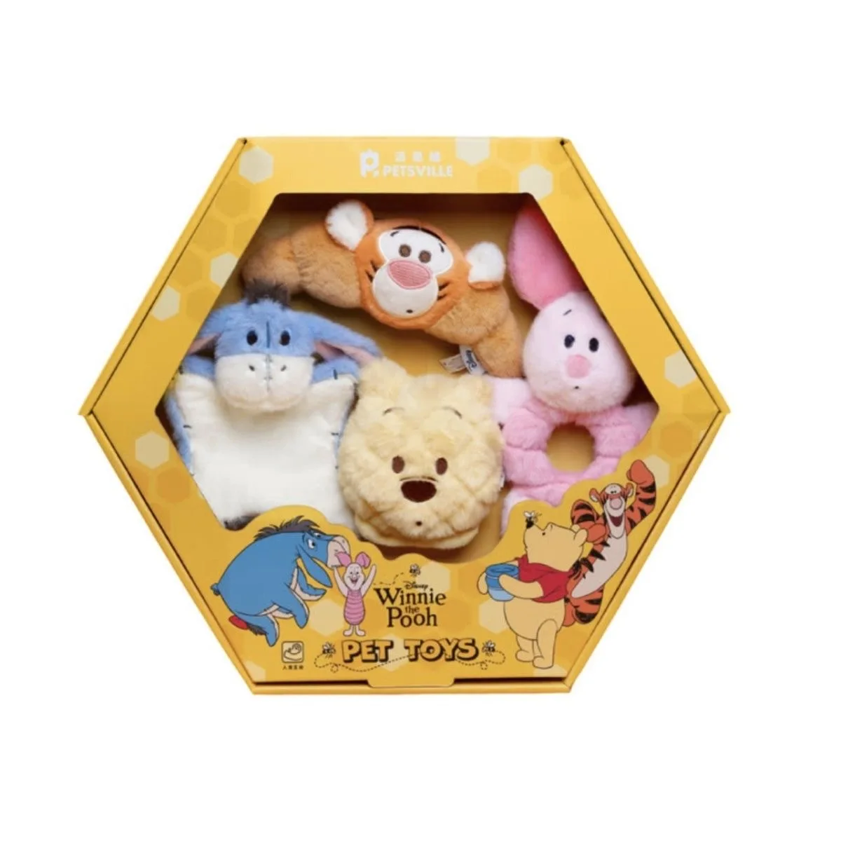 

Мягкая игрушка-кукла Винни из подарочной коробки Disney, плюшевая кукла из мультфильма, мягкая игрушка для животных